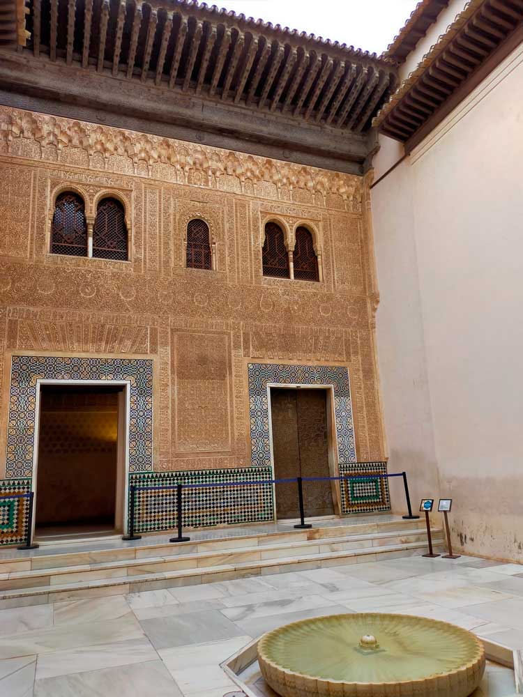 Fachada de Comares en la Alhambra